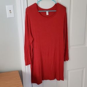 Orange/ red Old Navy long sleeve dress